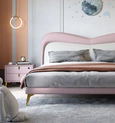 Produktbild von Design Luxus Doppel Hotel Betten 180x200cm Neu Luxus Schlafzimmer Bett Polster