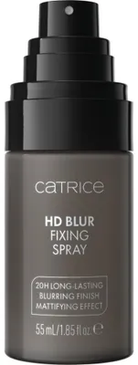 Obrázok produktu pre CATRICE HD Blur Fixing Spray, Nastavovací sprej na mejkap, 55 ml, Hydratačný, Univerzálna pleť, 20 h, AQUA (WATER), PROPYLENE GLYCOL, NIACINAMIDE, PEG-7 GLYCERYL COCOATE, CENTELLA ASIATICA LEAF WATER,...
