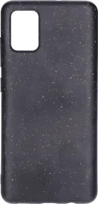 A dark gray speckled phone case is shown against a white background.