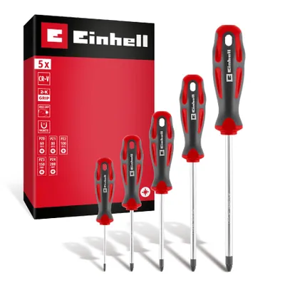 Zdjęcie produktu dla Zestaw śrubokrętów EINHELL PZ, 370535, 5-częściowy