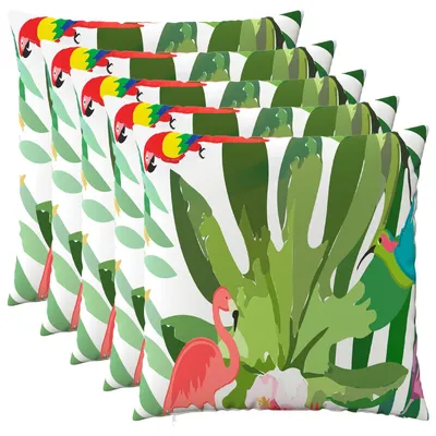 Produktbild von vidaXL Kissenbezug 6 pcs HEERLEN Mehrfarbig 80 x 80 cm Polyester