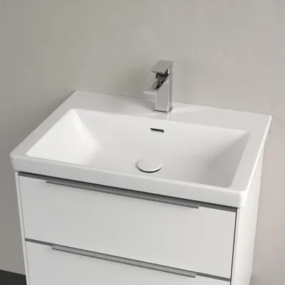 Produktbild von Villeroy & Boch Subway 3.0 Waschtisch 65 cm, mit 1 Hahnloch, mit Überlauf