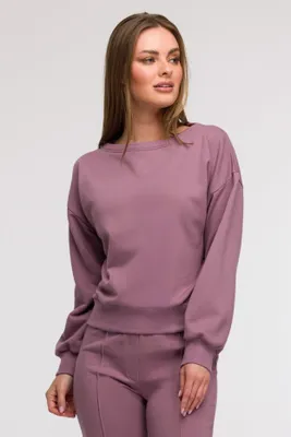 Obrázok produktu pre BeWear Dámska mikina bez zapínania Eli B293 vresova M