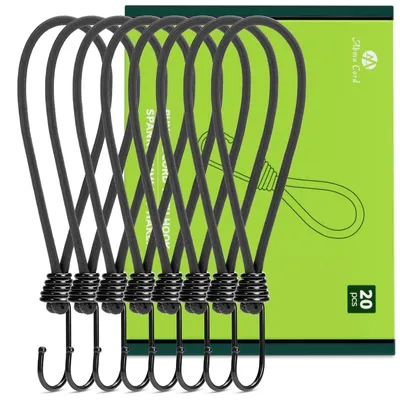 Produktbild von Elzusha – 23 cm Gummispanner mit Haken für Zelte und Planen