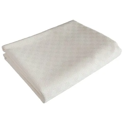 Produktbild von Tischschoner Bulgomme Standard PVC weiß - 135x220cm, rechteckig