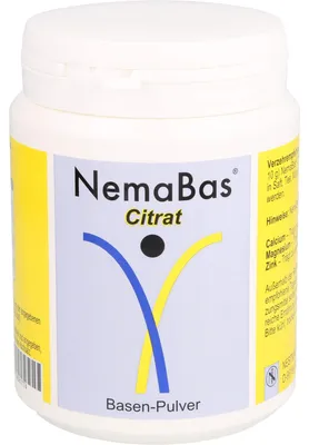 Produktbild von NemaBas Citrat Basen-Pulver, 600 g Pulver