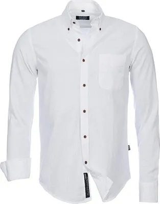 Produktbild von Brandneu Designer Leinen-Hemd Krempelärmel CARISMA Weiß CRM8340 SLIM FIT 3XL