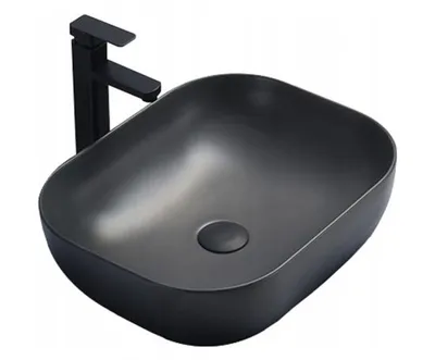 Image de Lavabo MEXEN ROSA gris foncé mat 50 cm