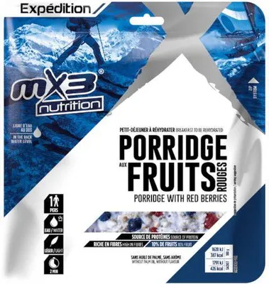 Immagine prodotto di Piatto liofilizzato MX3 (801) Porridge con frutti rossi 110 g