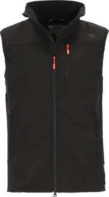 Produktbild von Blue Wave Herren Softshellweste Bernd - Outdoor-Weste Softshell Weste mit Stehkragen in Schwarz Größe L