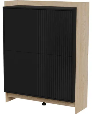 Obrázok produktu pre Komoda PORTOS 100 dub cremona / čierna