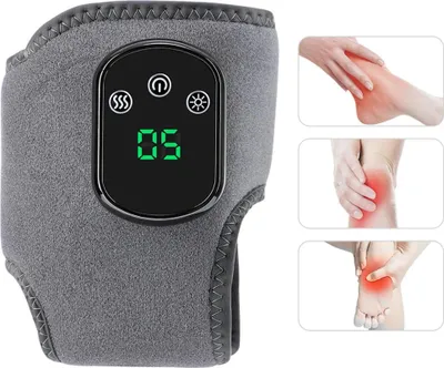 Produktbild von Elektrische Fuß- und Knöchelbandage mit Heizung & Massage, 5 Heizstufen, 3 Vibrationsmodi, USB Typ-C