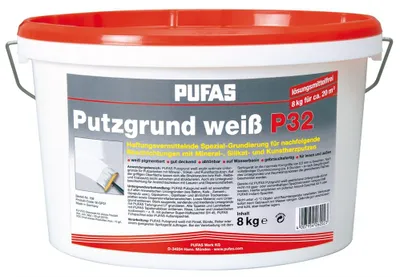 Produktbild von PUFAS Putzgrund weiß P 32 - 8kg