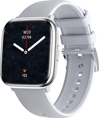 Image de myPhone Watch Pastel 4,45 cm (1,75") AMOLED 40 mm Numérique 390 x 450 pixels Écran tactile Argent