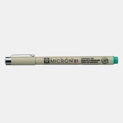 Produktbild von SAKURA Pigma Micron Fineliner GRÜN - 01 0,25 mm