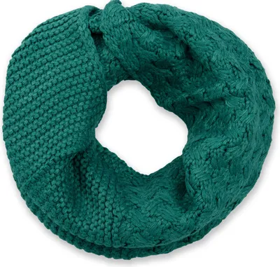 Produktbild von styleBREAKER Uni Strick Loop Schal mit Mustermix, Uni Feinstrick Schlauchschal, Winter Strickschal 01018153