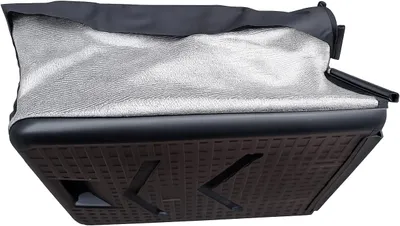 Productafbeelding van Grasopvangzak - Opvangmand Gazon - Gras Verzamelen - Ideale Vervanging - 70 x 50 x 50 cm - Groen