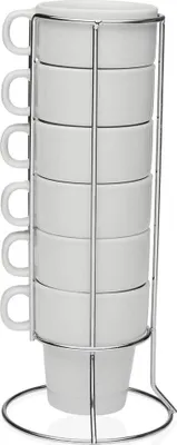 Produktbild von Satz von Kaffeetassen Versa Porzellan