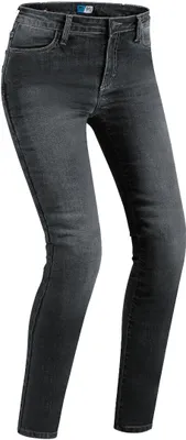 Produktbild von PMJ Skinny Damen Motorradjeans Farben: Schwarze Waschung, Grösse: 29