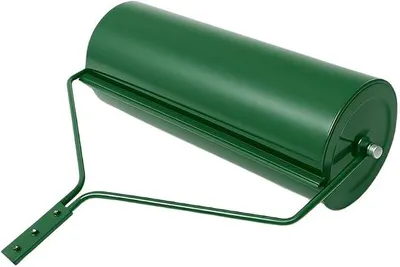 Produktbild von Gartenwalze 102 cm für Rasentraktor – Robuste Anhängewalze aus Stahl, befüllbar mit Wasser & Sand (bis 210 kg) – Rasenwalze mit Schmutzabstreifer, Grün, ? 30 cm ()