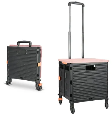 Productafbeelding van Elzusha - Vouwbare Trolley met Hoge Capaciteit, Tot 50 kg