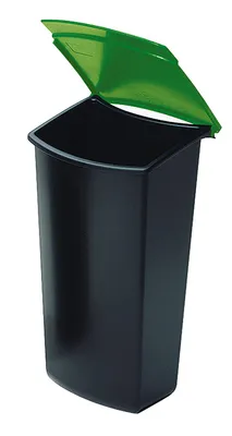 Immagine prodotto di HAN 1843-05 Cestino MONDO con coperchio, 3 litri, nero-verde