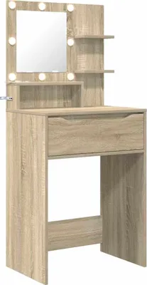 Obrázok produktu pre vidaXL Spálňové toaletné stolíky Sonoma dub 80 x 39,6 x 135 cm
