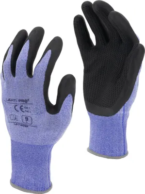 Immagine prodotto di Guanti In Lattice Nero-Blu L211607P, Confezione, "7", Ce, Lahti