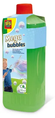 Produktbild von SES Creative 02256 Nachfüllset für Riesen-Seifenblasen – 750 ml Premium Seifenblasenlösung, 750 ml, 5 Jahr(e), Nicht für Kinder von 0-3 Jahren