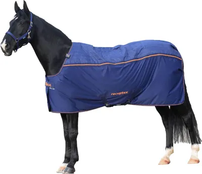 Produktbild von Bucas Therapiedecke Cooler Rug Therapy Navy/Orange 165