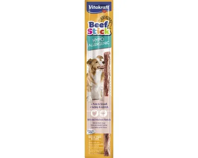 Produktbild von VITAKRAFT Beef Stick Hypoallergenic turkey with ostrich - hundeleckerli - 12 g