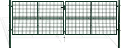 Produktbild von Doppelflügeliges Zauntor 4m OLGA H.130cm grün