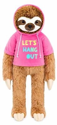 Produktbild von Faultier Kuscheltier XXL 85cm Plüschtier Plush Stofftier Hang Out Rosa