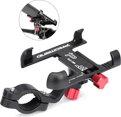 Produktbild von Starke aluminiumlegierung fahrrad handyhalterung fahrrad motorrad handyhalter 360 ¡ã drehung verstellbare handyhalterung 31,8mm lenker