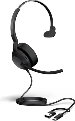 Zdjęcie produktu dla Jabra Evolve2 50 - USB-C/A UC Mono (bez Bluetooth)