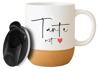 Productafbeelding van Keramische Mug met Deksel voor de Beste Tante
