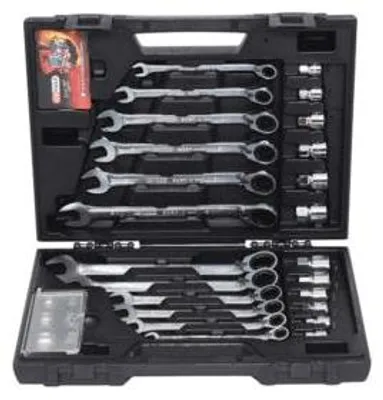 Produktbild von KS Tools GEARplus RINGSTOP Ratschenringmaulschlüssel-Satz