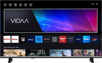 JVC Fernseher 40 Zoll Smart TV VIDAA LT-40VDF5455 - Full HD Fernseher, HDR TV mit Triple-Tuner