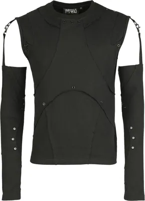 Produktbild von Heartless Langarmshirt Herren Gloomtek Top Mens Black schwarz L