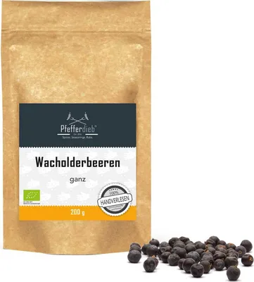Produktbild von Wacholderbeeren ganz aus Wildsammlung, BIO, 200g
