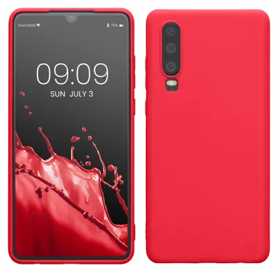 Produktbild von kwmobile Handyhülle für Huawei P30 Hülle - TPU Case - Kabelloses Laden - Schutzhülle Cover in Neon Pink