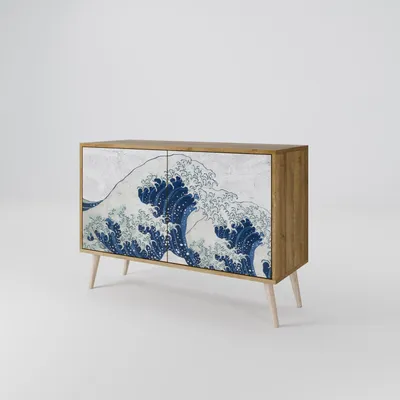 Immagine prodotto di Cassettiera Spacerebels a 2 ante - credenza cassettiera - credenza alta - mobile guardaroba - soggiorno camera da letto - 57,5×111×42 (HxLxP)