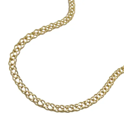 Immagine prodotto di Bracciale 2,2mm doppia armatura 14ct GOLD 19cm oro 2,2mm