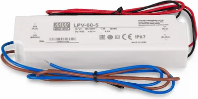 Produktbild von Mean Well LPV-60-5 SNT  5V/DC/0-8A/ 40W IP67