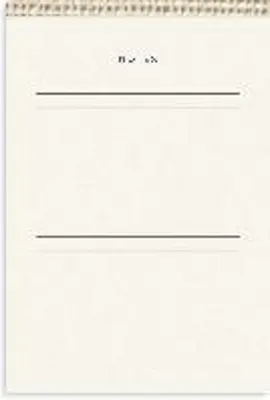 Produktbild von Burde Notizblock Textil beige A5
