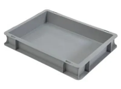 Produktbild von METRO PROFESSIONAL Eurobox, 40 x 30 x 7 cm, 6 L, Polypropylen, Kunststoff, grau