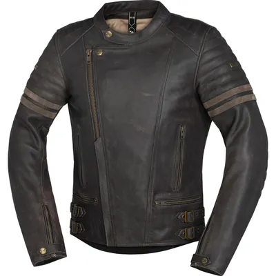 Produktbild von IXS Andy Motorrad Lederjacke, braun, 58
