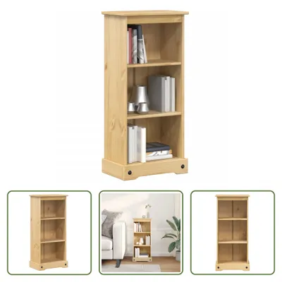 Obrázek produktu pro The Living Store Regál na knihy 46x29x100 cm z masivního borovicového dřeva