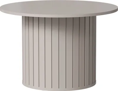 Produktbild von Selsey Zante - Couchtisch rund mit Säulenfuß, graubeige, 70 cm