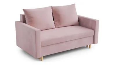 Image de AX LIVING Canapé Modern Shurton 155 cm rose - Elégant 2 places